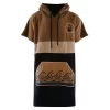 Poncho barbati colorat, pentru plaja, scuba sau surfing